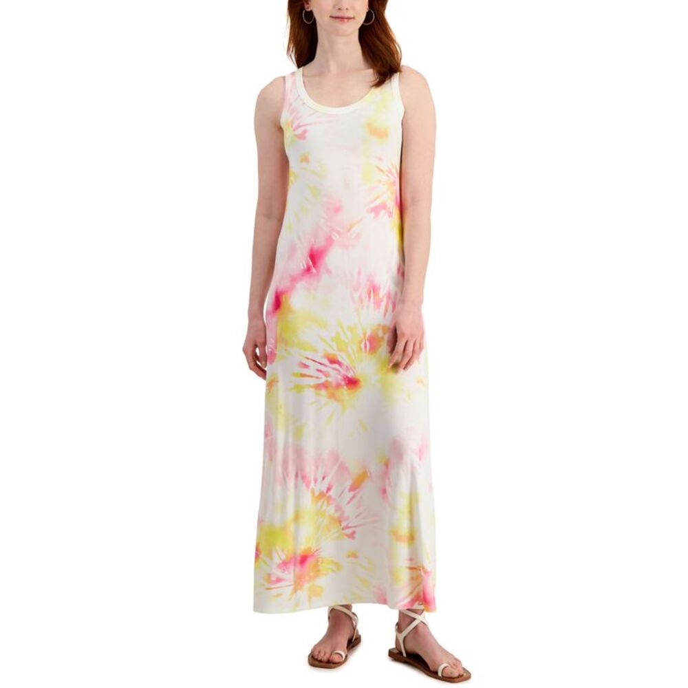 Style & Co Petite Tie Dye Maxi Dress